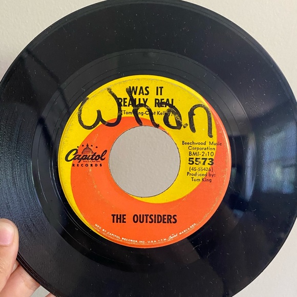 THE OUTSIDERS 45 VINYL - Picture 2 of 5